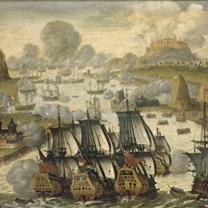 Naval Battle of Vigo Bay, Battle of Rande, 23 October 1702