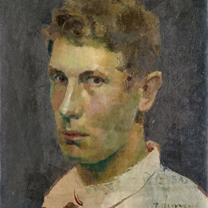 Self portrait 1916 oil canvas 39 x 31 cm signed