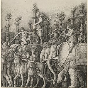 Workshop of Andrea Mantegna or Attributed to Zoan Andrea, The Triumph of Caesar: The Elephants