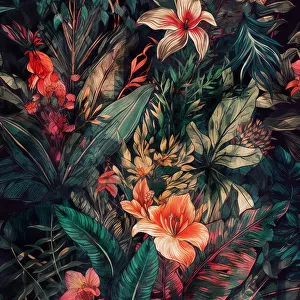 Realistic floral paintings