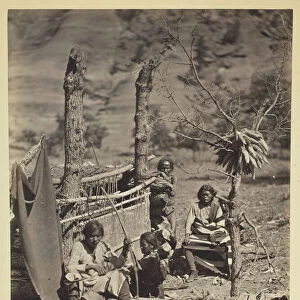 Aboriginal Life Among the Navajoe Indians, Near Old Fort Defiance, N. M. 1873