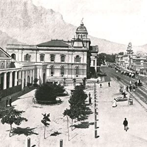 Adderley Street, with the Commercial Exchange and Standard Bank, Cape Town, South Africa, 1895