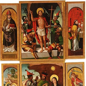 Altarpiece of Saints Anne and Michael the Archangel (Right panel). Artist: Comontes, Francisco de (active 1524-1565)