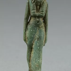 Amulet of a Lion-headed Walking Goddess, possibly Bastet, Egypt