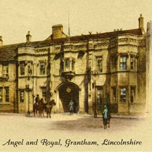 The Angel and Royal, Grantham, Lincolnshire, 1936. Creator: Unknown