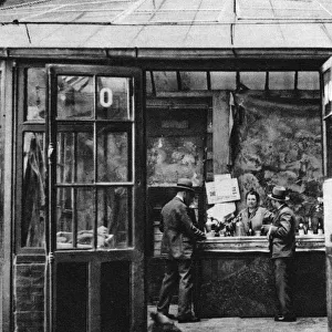 A bar in the Central Market quarter, Paris, 1931. Artist: Ernest Flammarion