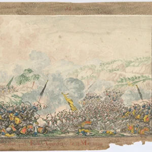 The battle near Provadia on May 1829, 1829. Artist: Anonymous