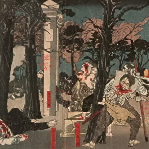 The Battle of Sanno Shrine, 1874. Creator: Tsukioka Yoshitoshi