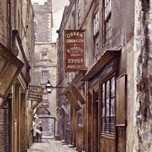 Botolph Alley, London, 1886. Artist: John Crowther