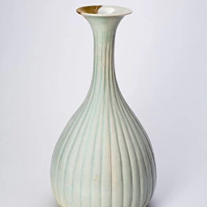 Bottle with Bamboo Fluting, Korea, Goryeo dynasty (918-1392), 13th century