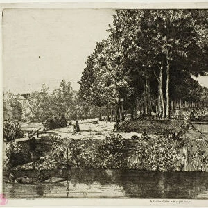 Canal at Charenton, 1901. Creator: Donald Shaw MacLaughlan