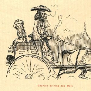 Charles driving the Mall, 1897. Creator: John Leech