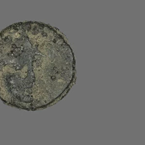 Coin Depicting the Goddess Athena, (1st century BCE ?). Creator: Unknown