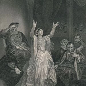 Condemnation of Anne Boleyn, (mid 19th century). Creator: George C Finden