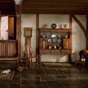 E-5: English Cottage Kitchen of the Queen Anne Period, 1702-14, United States, c. 1937