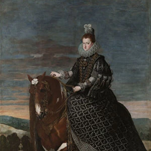 Equestrian Portrait of Margarita of Austria (1584?1611), Between 1630 and 1635. Artist: Velazquez, Diego (1599-1660)