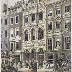 Fleet Street, London, 1861. Artist: Robert Dudley