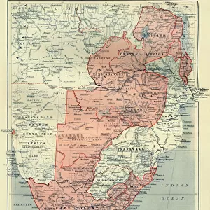 General Map of British South Africa, 1900. Creator: Unknown