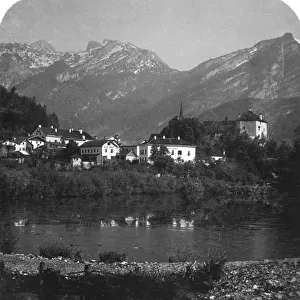 Golling and Tennengebirge, Salzburg, Austria, c1900s. Artist: Wurthle & Sons