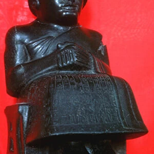 Gudea, ruler of the city-state of Lagash in southern Babylon, Neo-Sumerian, 22nd century BC