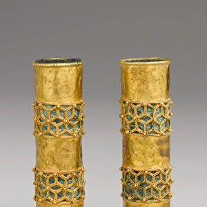 Hair Ornament, One of a Pair, Iran, 12th-13th century. Creator: Unknown