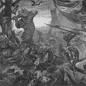 Harold at the Battle of Hastings, 1066, (c1880)