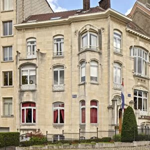 Hotel van Eetvelde, 2 Av. Palmerston, Brussels, Belgium, (1898), c2014-c2017. Artist