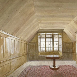 Interior of the Council Chamber in the White Tower, Tower of London, Stepney, London, 1883