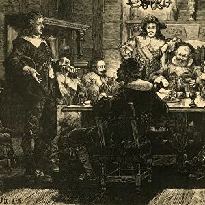Introduction of Randolph to Ben Jonson at the Devil Tavern, (1897). Creator: Unknown