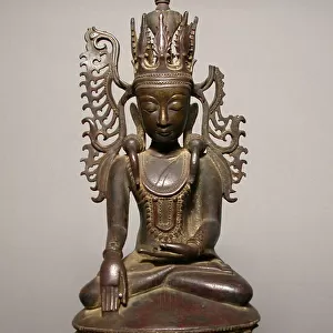 Jeweled and Crowned Buddha (Jambupati), c. 17th century. Creator: Unknown