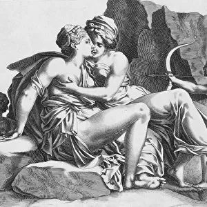 Jupiter and Callisto, 1537-40. Creator: Pierre Milan
