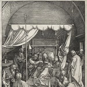 Life of the Virgin: The Death of the Virgin, 1504-1505. Creator: Albrecht Dürer (German