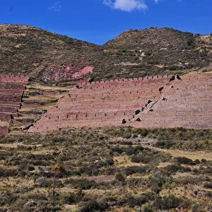 Machoqolqa Ruins, Cusco, Peru, 2015. Creator: Luis Rosendo