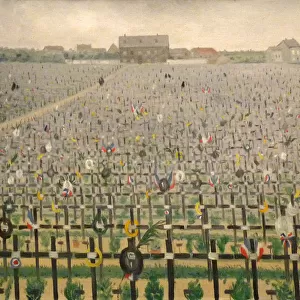 Military cemetery at Chalons-sur-Marne, 1917