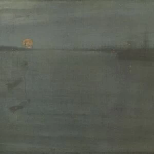 Nocturne: Blue and Gold - Southampton Water, 1872. Creator: James Abbott McNeill Whistler