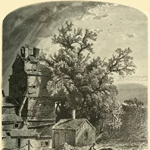 Old Furnace, at Kent Plains, 1874. Creator: John Douglas Woodward