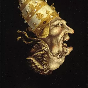 Pope-Devil. Artist: Anonymous