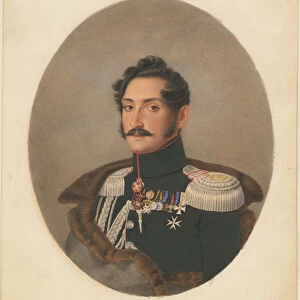 Portrait of Count Alexey Fyodorovich Orlov (1787-1862). Artist: Kruger, Franz (1797-1857)