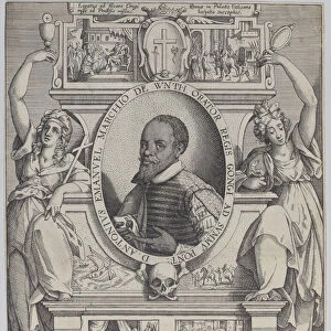 Portrait of Don Antonio Emanuel Marchio de Wnth, Ambassador to the King of the Congo, ... ca. 1608. Creator: Lucas Kilian