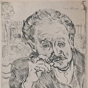 Portrait of Dr. Gachet, c. 1890, (1946). Artist: Vincent van Gogh