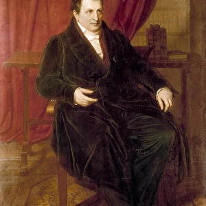 Portrait of Johann Ludwig Tieck (1773-1853), 1835. Creator: Vogel von Vogelstein