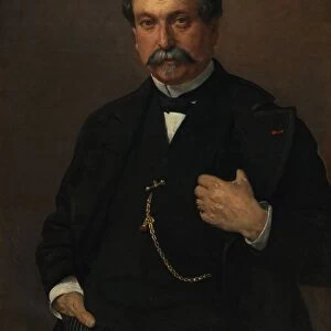 Portrait of a Man, 1868. Creator: Leon Bonnat (French, 1833-1922)