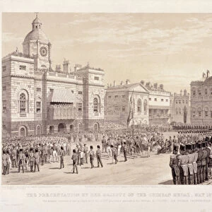 Presentation of the Crimean Medal by Queen Victoria to Colonel Sir Thomas Trowbridge, May 18th 1855