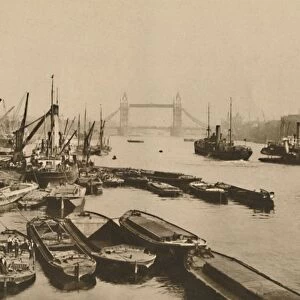 Shipping in the Pool of London: A Vista from London Bridge to Tower Bridge, c1935