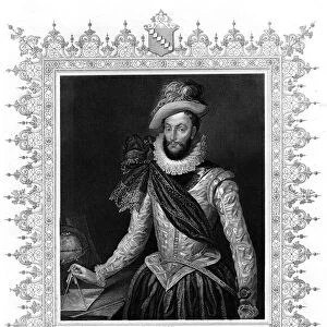 Sir Walter Raleigh, writer, poet, courtier and explorer, (19th century). Artist: H Robinson