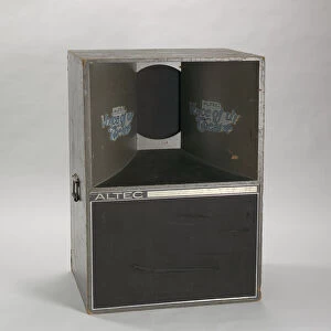 Speaker used as part of a DJ setup, 1970s. Creator: Altec Lansing