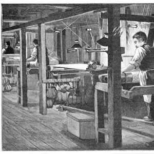 Spitalfields silk weavers, 1893