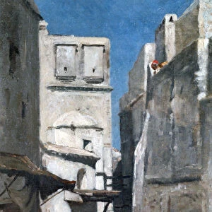 Street In Algiers, c1864-1892. Artist: Marc Alfred Chataud
