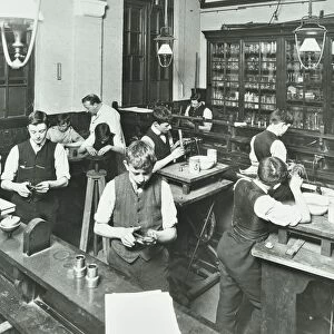 Technical instruction, Haselrigge Road School, Clapham, London, 1914