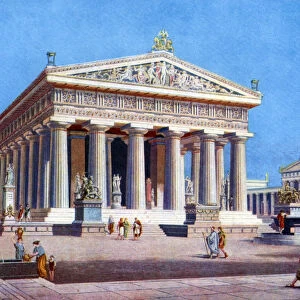 The Temple of Poseidon, Paestum (Pesto), Italy, 1933-1934